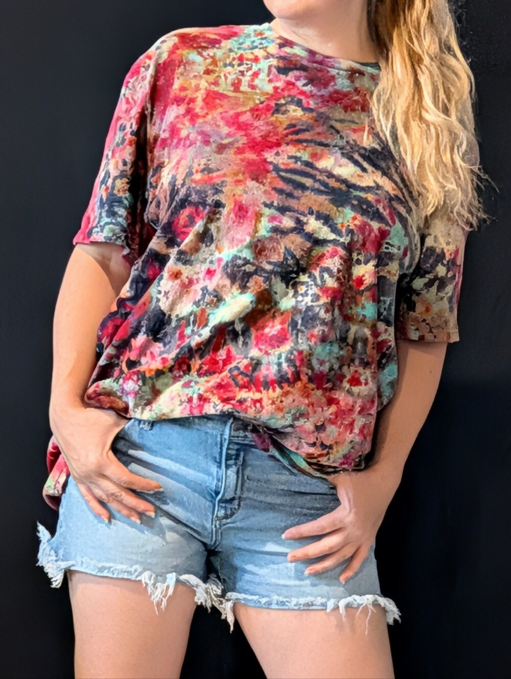 New Reverse Tiedye Unisex Short Sleeve Shirt